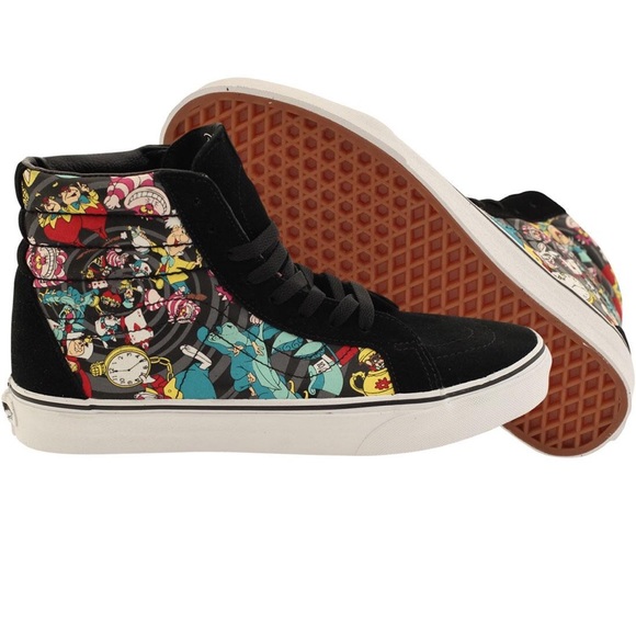 alice in wonderland vans high tops